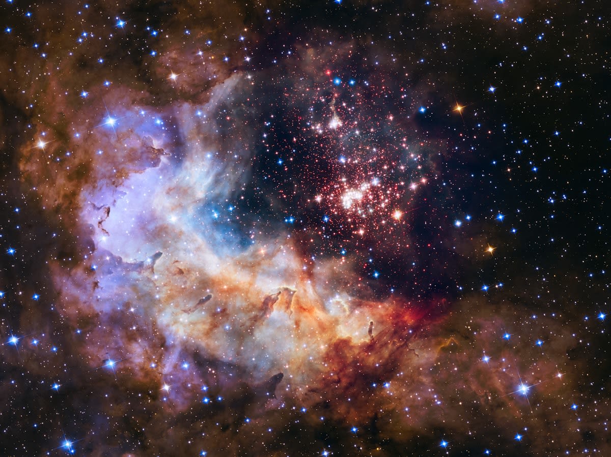Deep space nebula