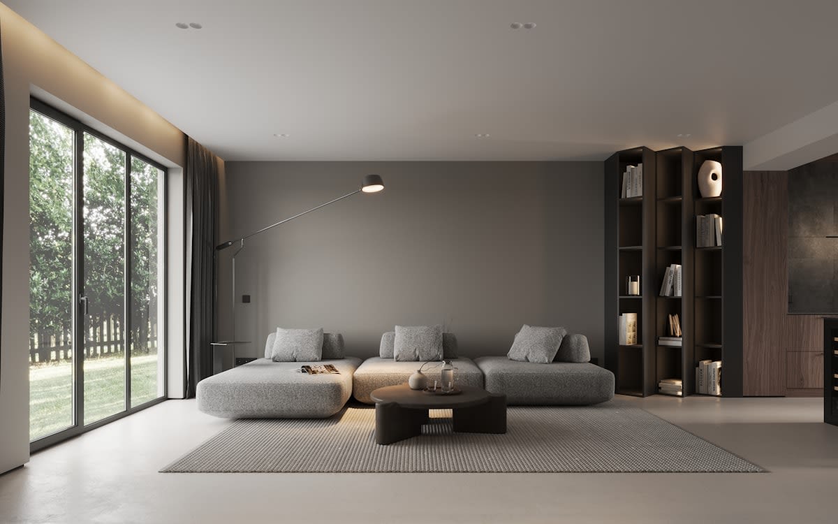 Minimalist luxury architecture interior