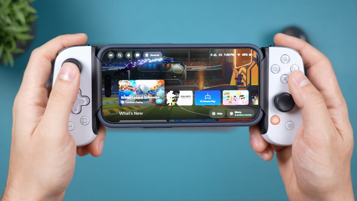 Modern digital interface of a game store