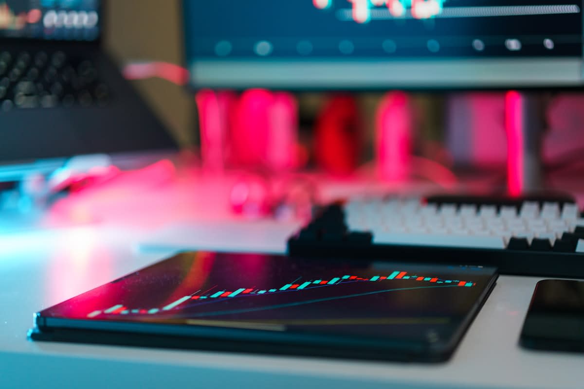 Futuristic digital currency visualization