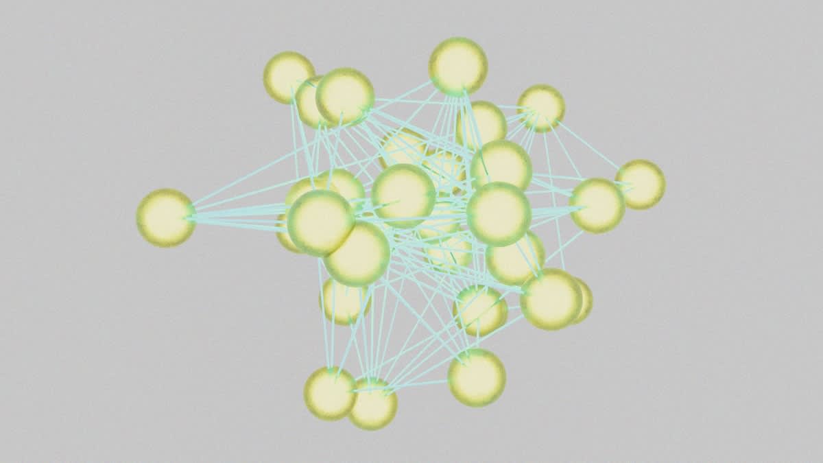 Diagram showing the contrast between a filter bubble and a diversified information network