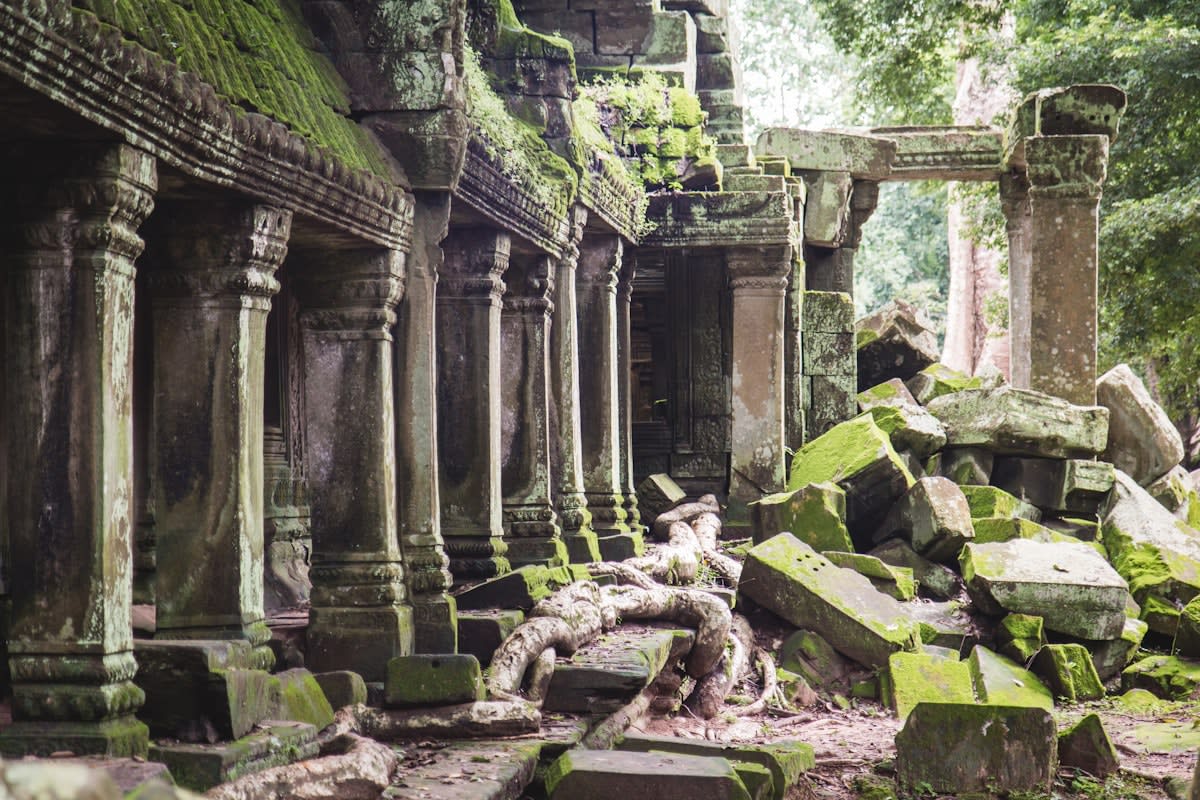 Ancient ruins of a palace