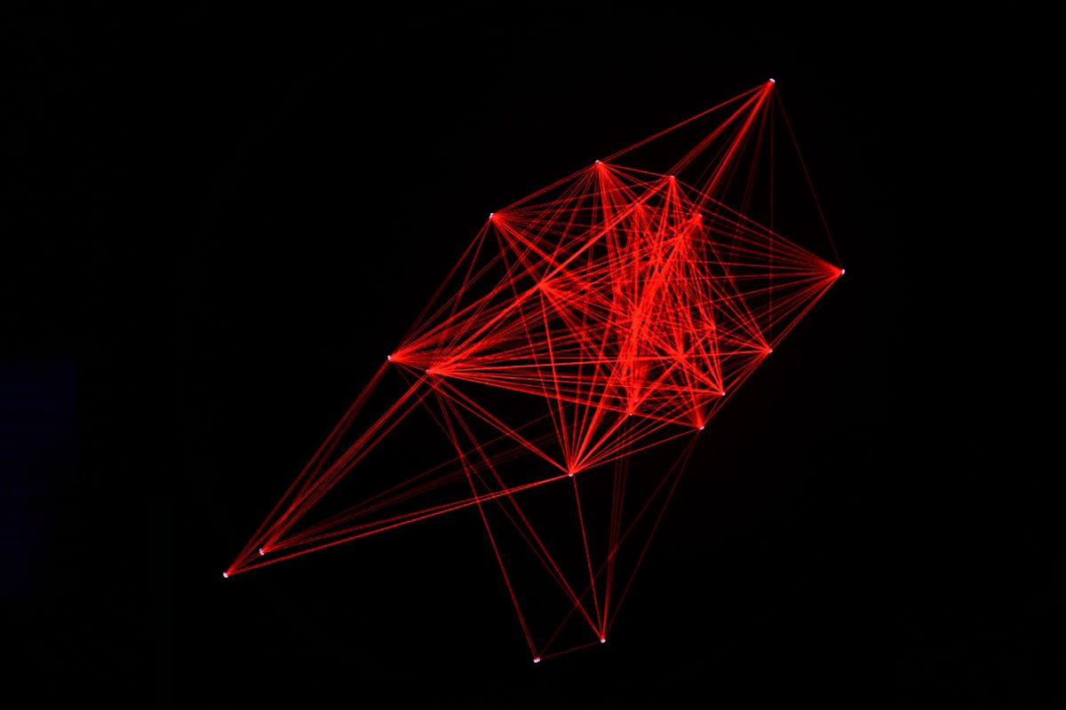 Digital data visualization of complex networks