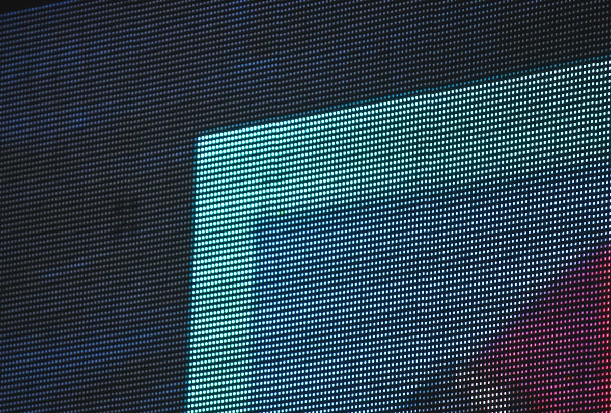 Close up of a digital portfolio on a screen