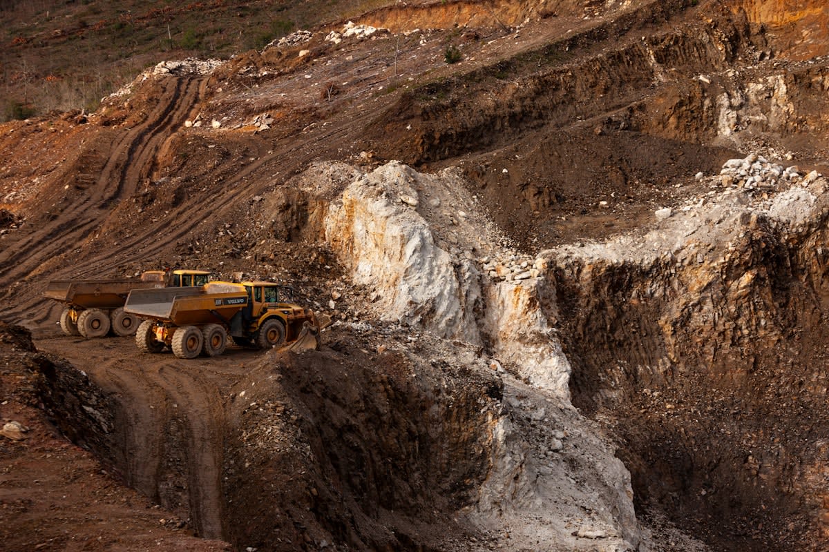 Open pit mine