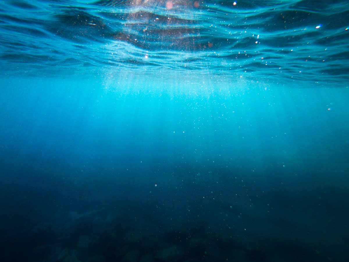 Abstract representation of deep sea energy