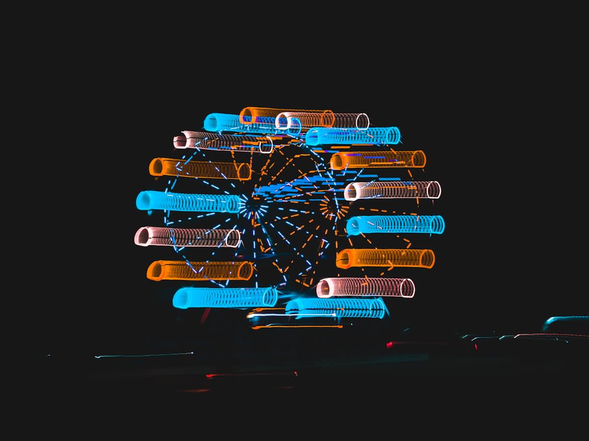 Abstract visualization of a social ladder transforming into a lottery wheel