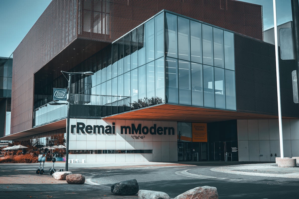 modern architectural office building in a regional city