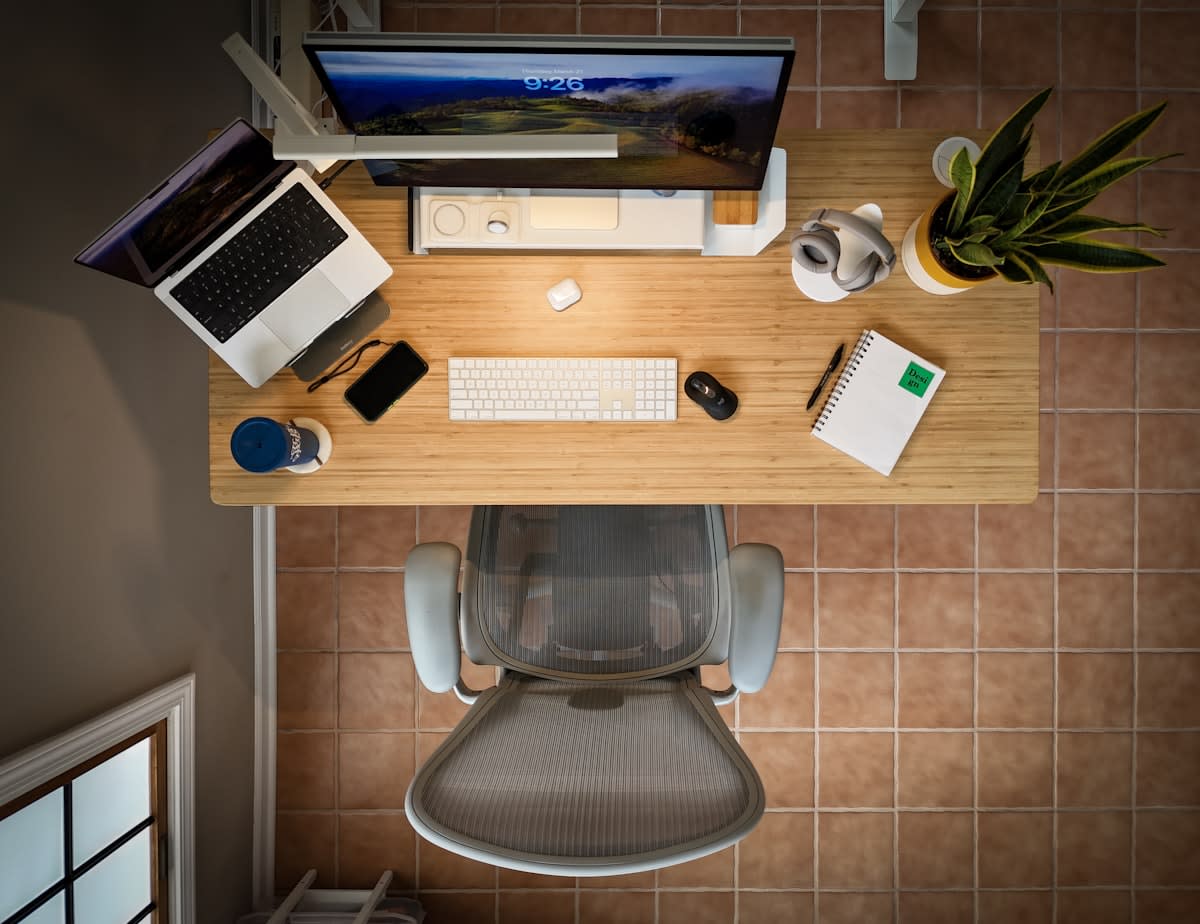 Mental clarity and organized workspace
