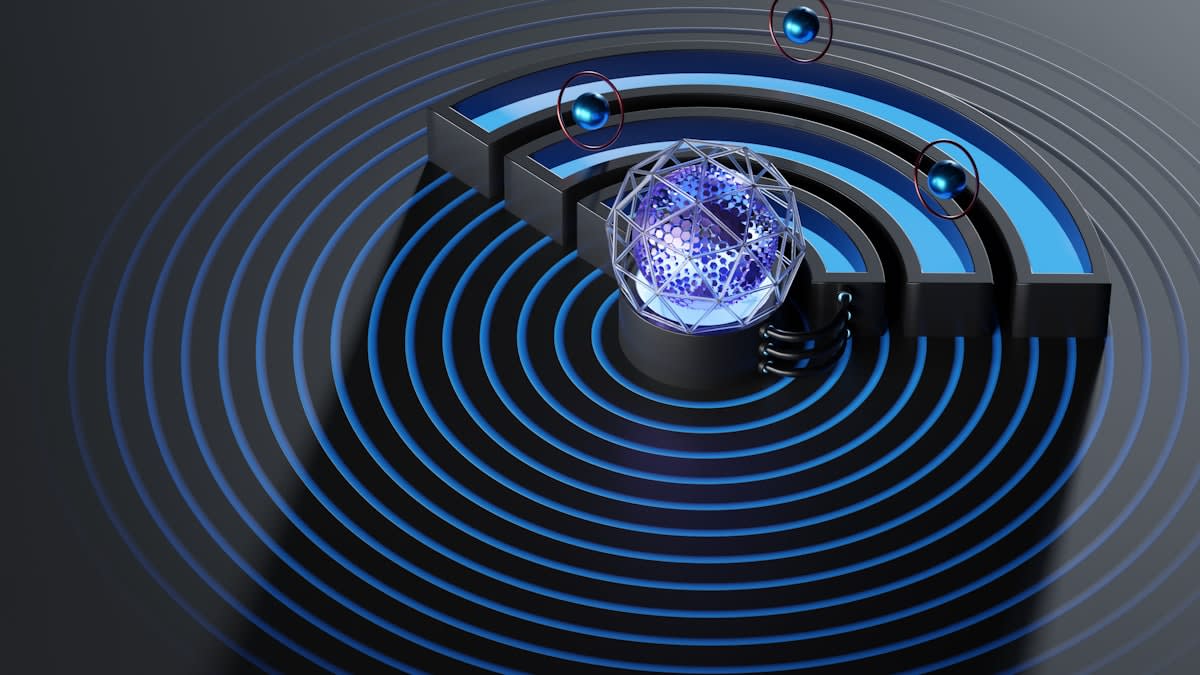 Digital network lines connecting across a globe