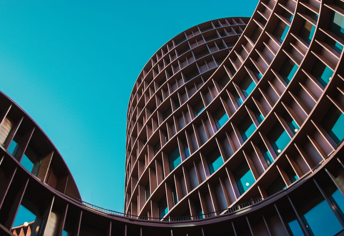 Modern architectural lines symbolizing structure