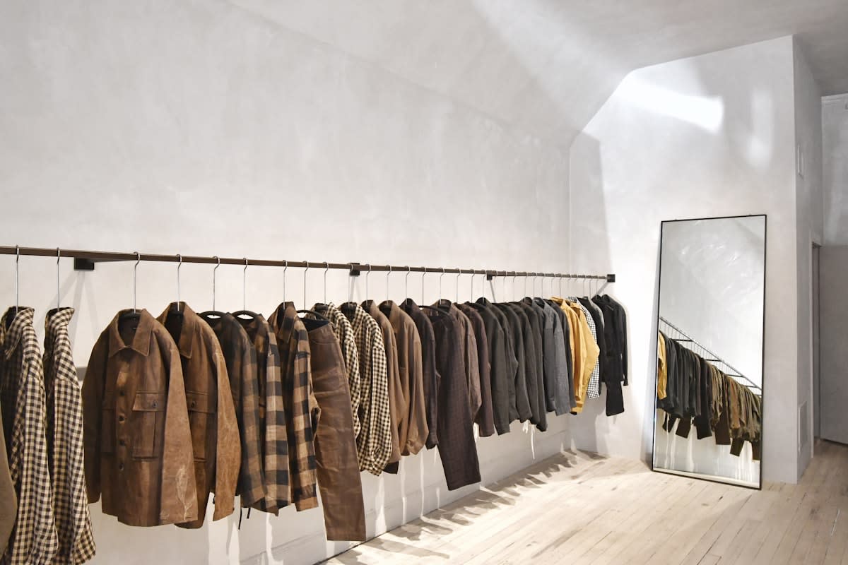 Minimalist luxury clothing without visible branding