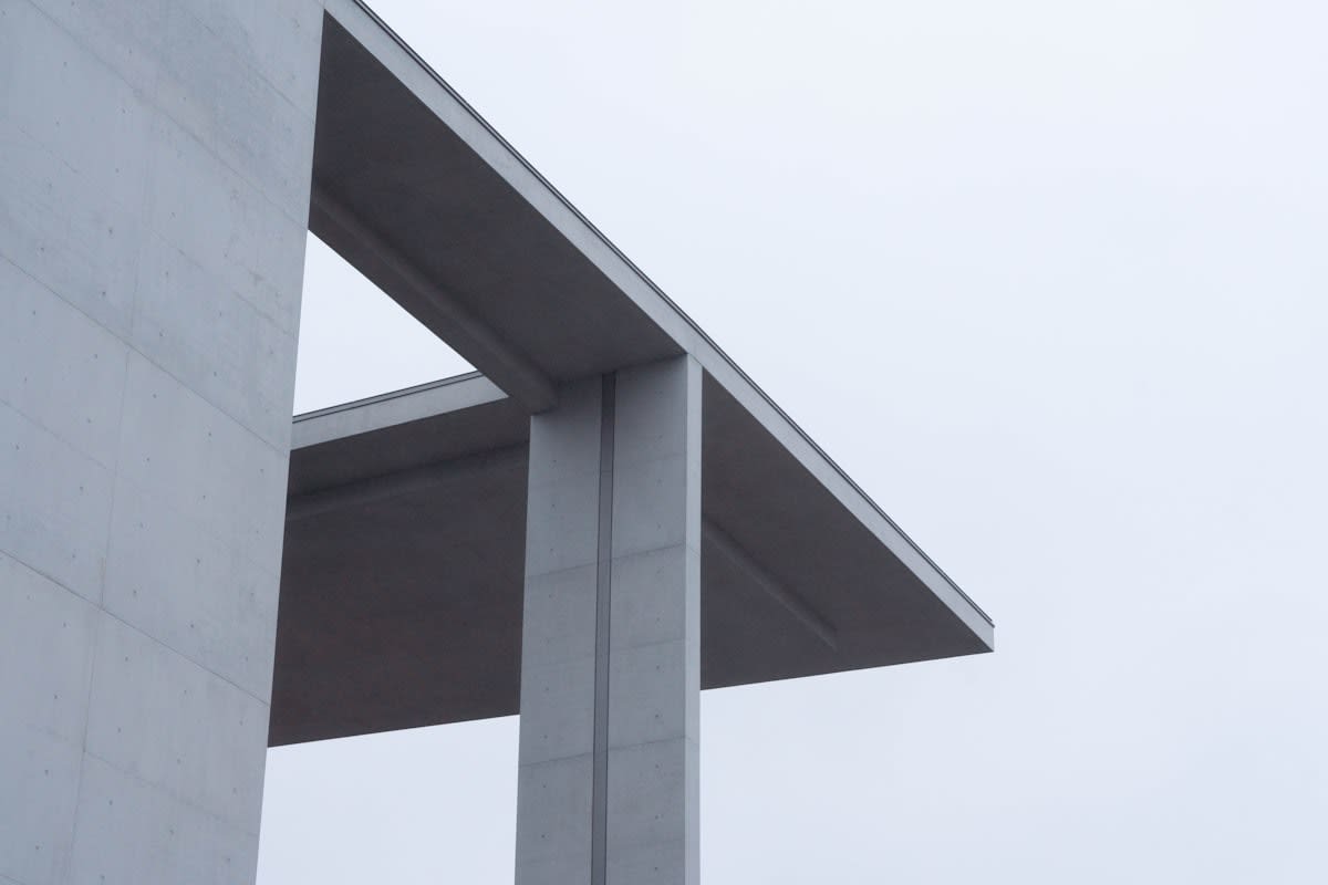 High-end architectural detail of a minimalist home