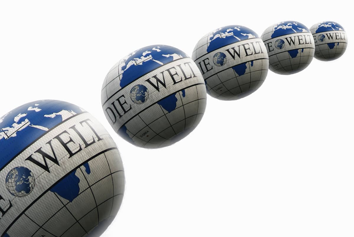 Abstract representation of global wealth shifting toward the poles
