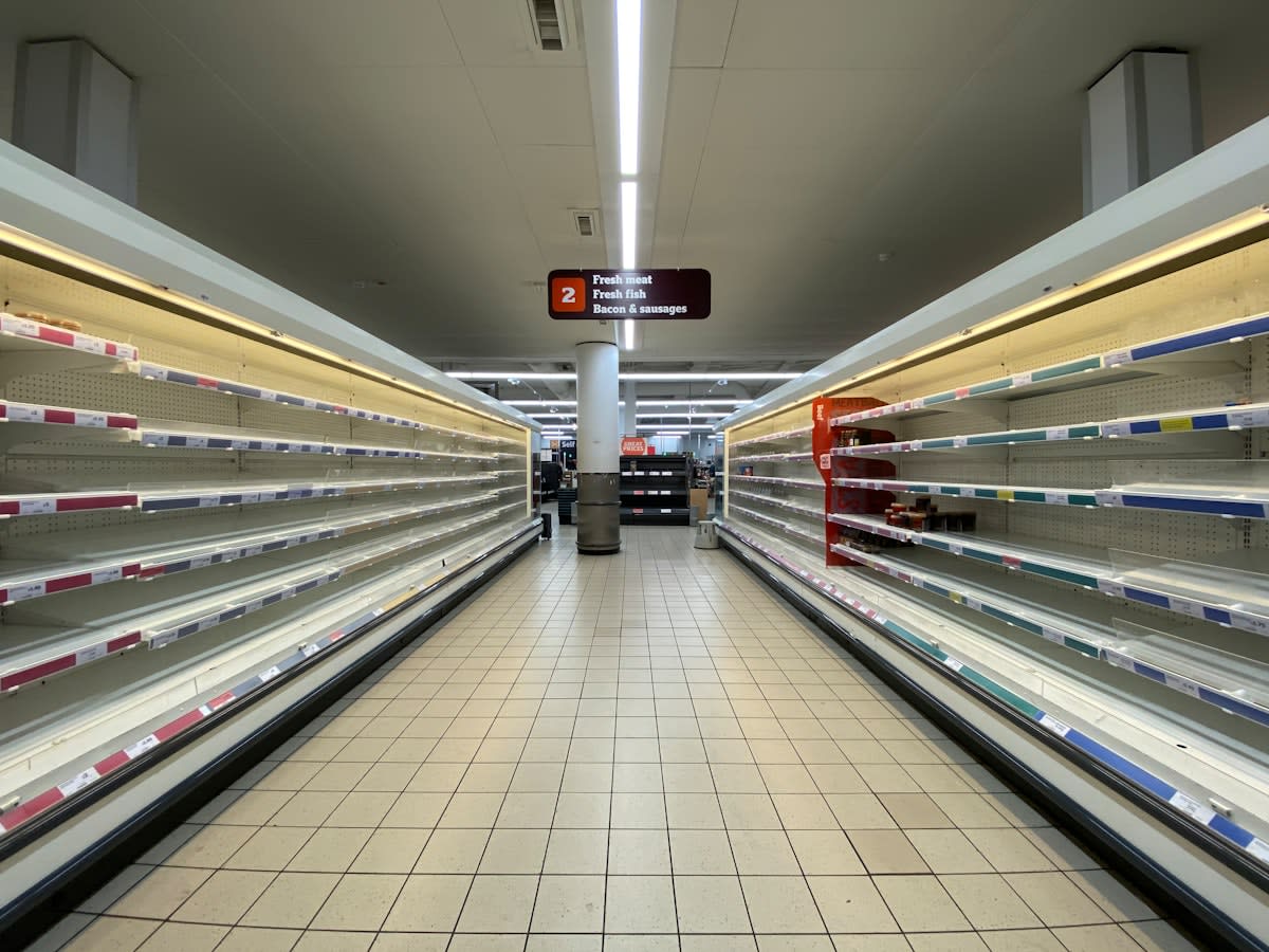 empty physical retail store