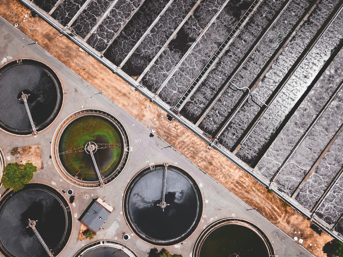 Industrial wastewater treatment facility