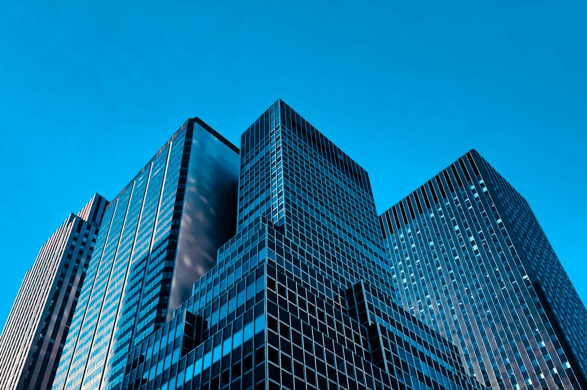 Modern corporate skyscraper architecture