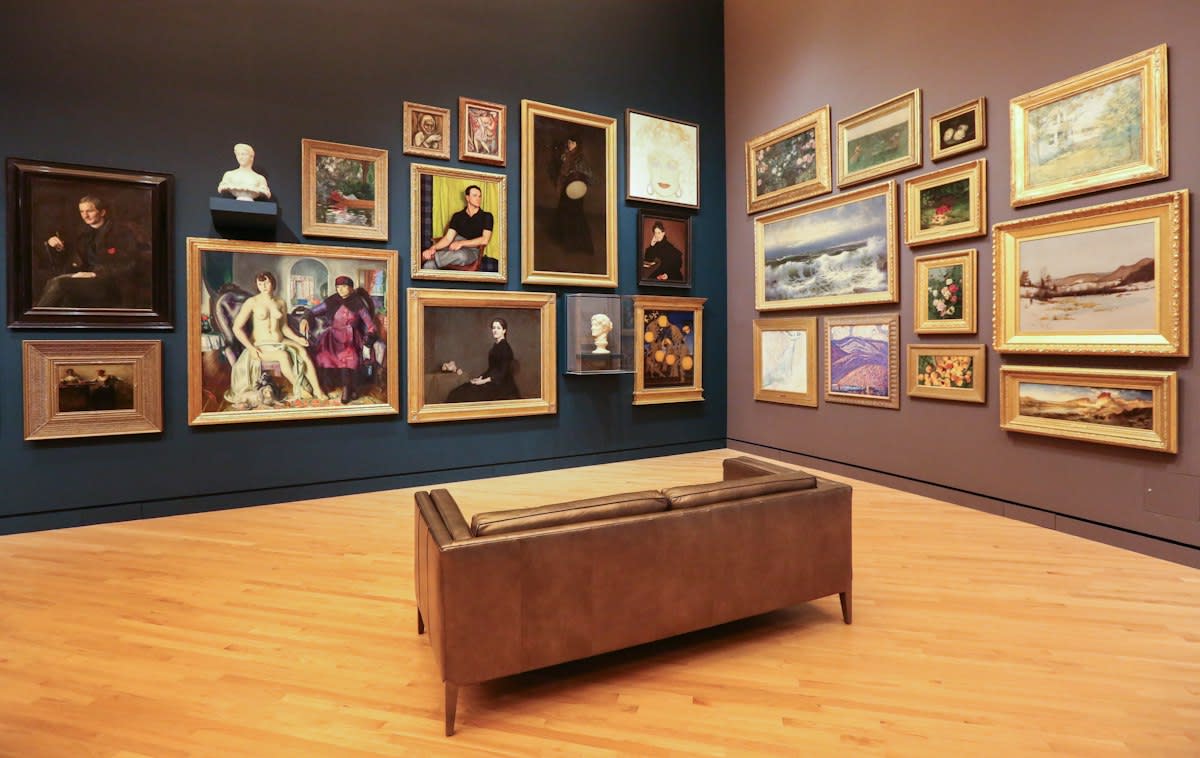 Art gallery interior