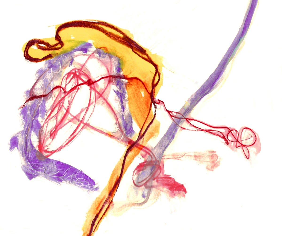Abstract representation of a cluttered mind