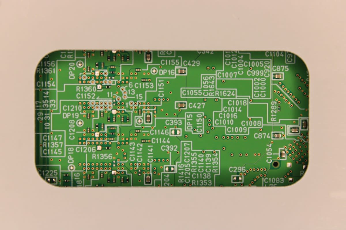 Close up of complex circuitry