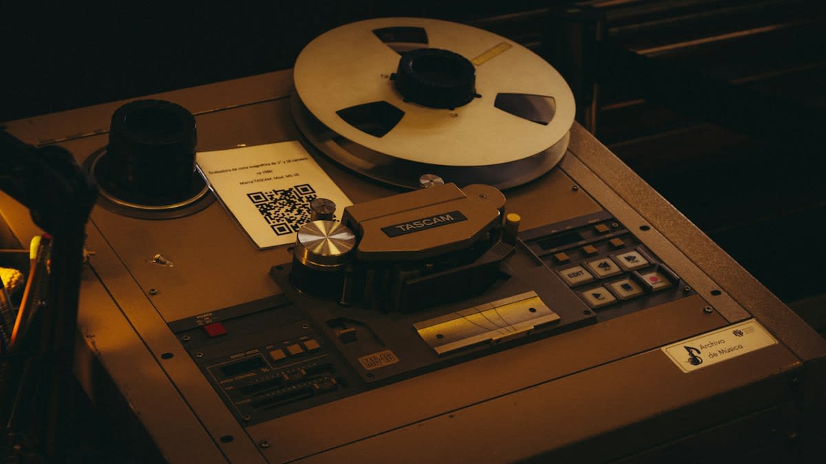 Vintage analog recording studio equipment