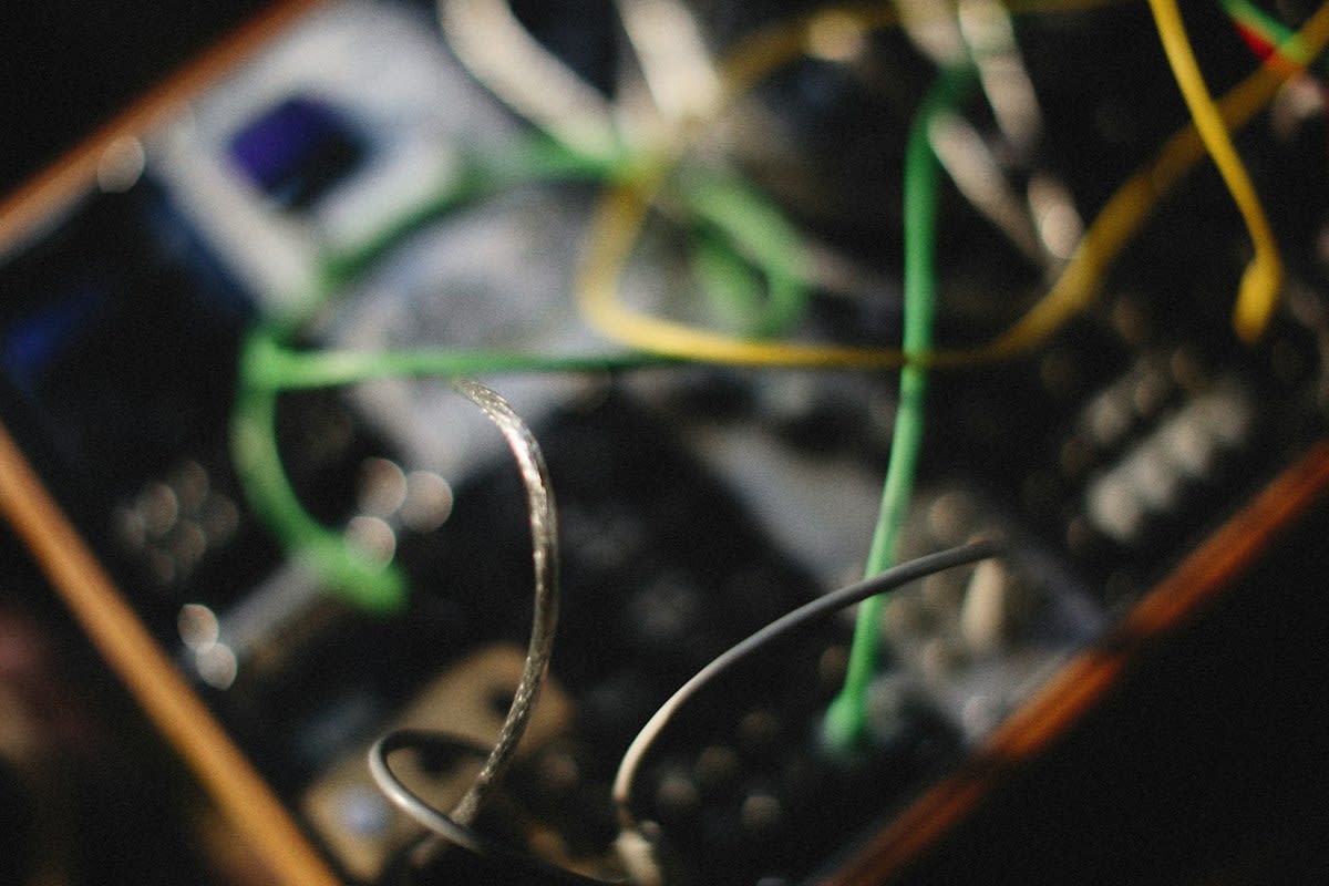 Close up of circuitry and wires