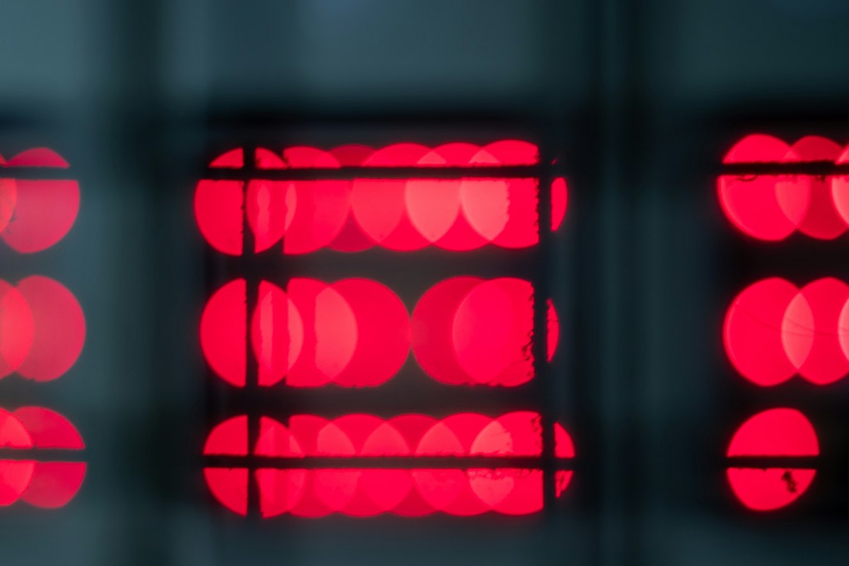 industrial control panel red lights