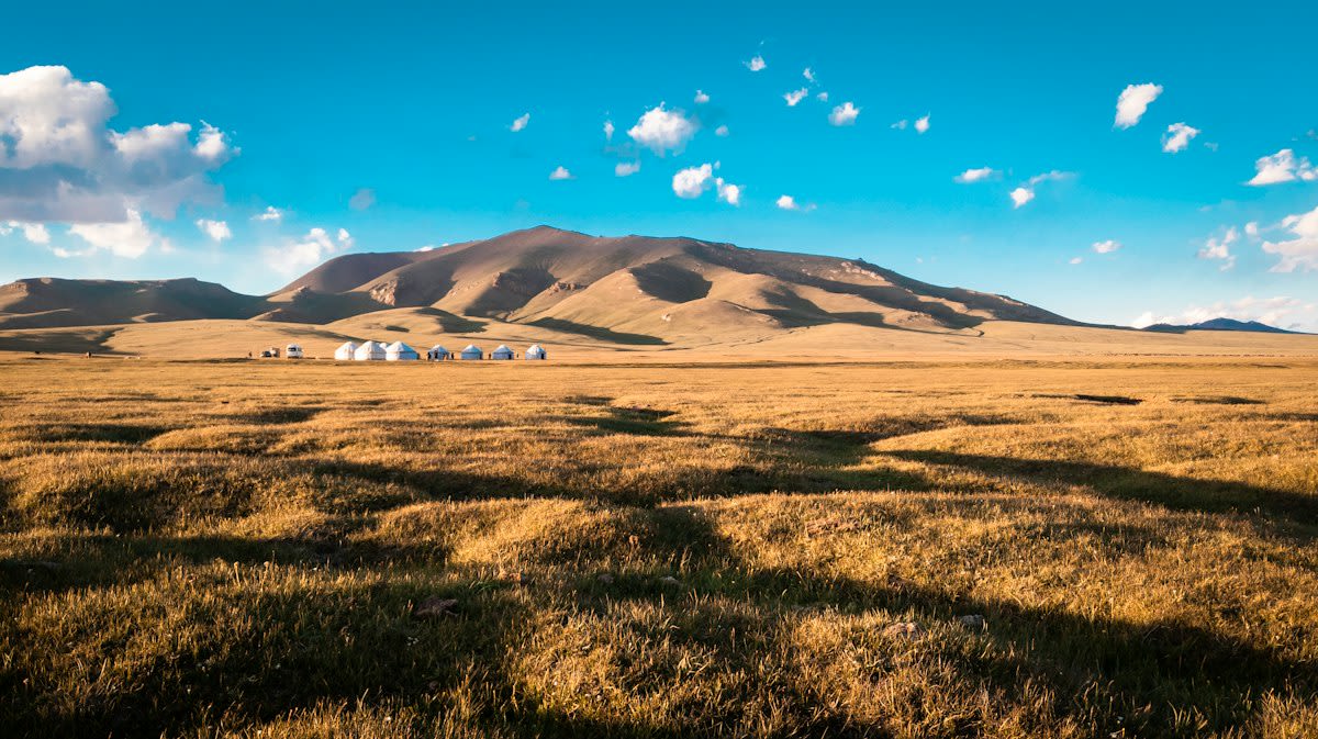 Central Asian Steppe landscape