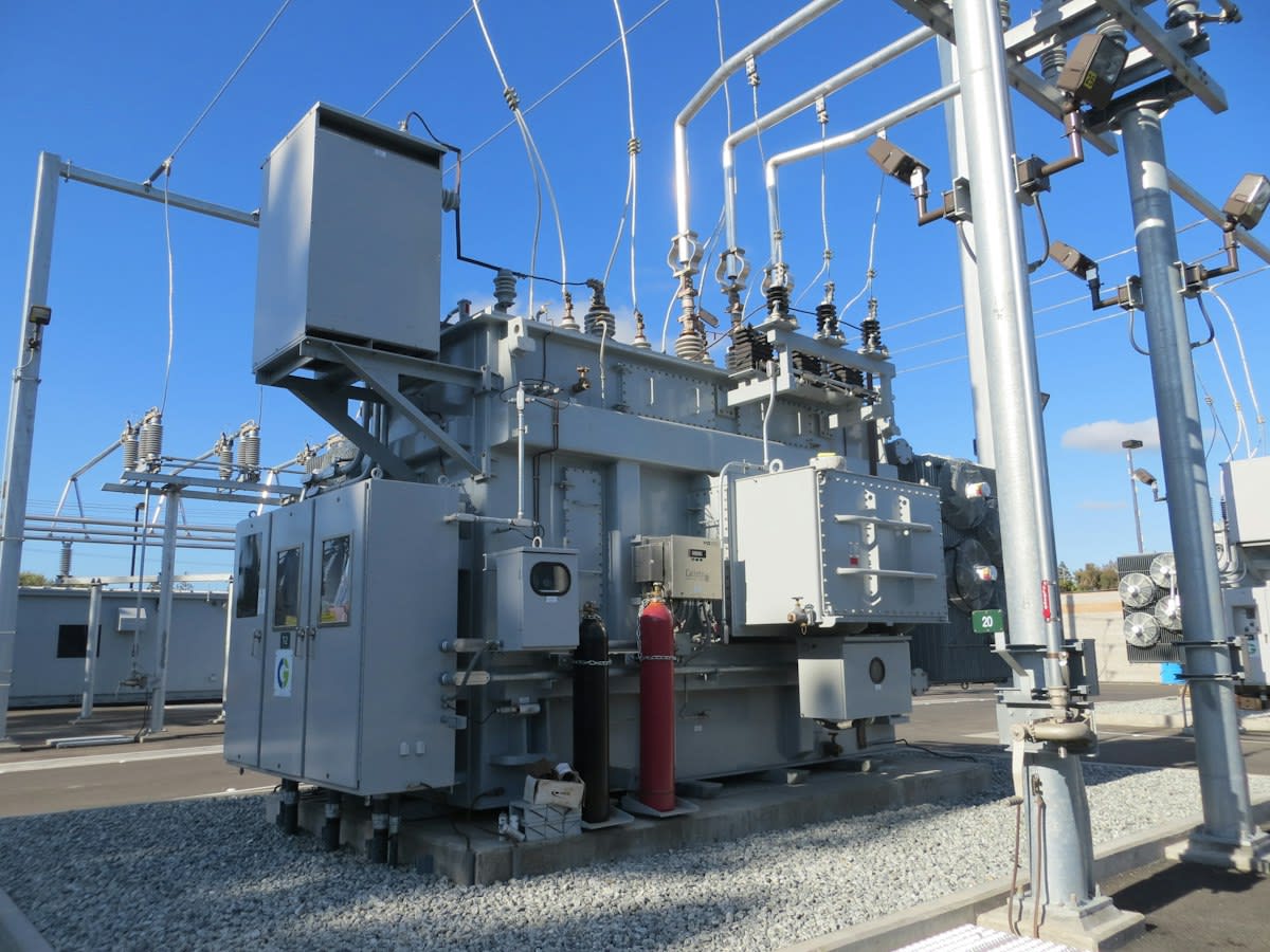 Industrial electrical transformer