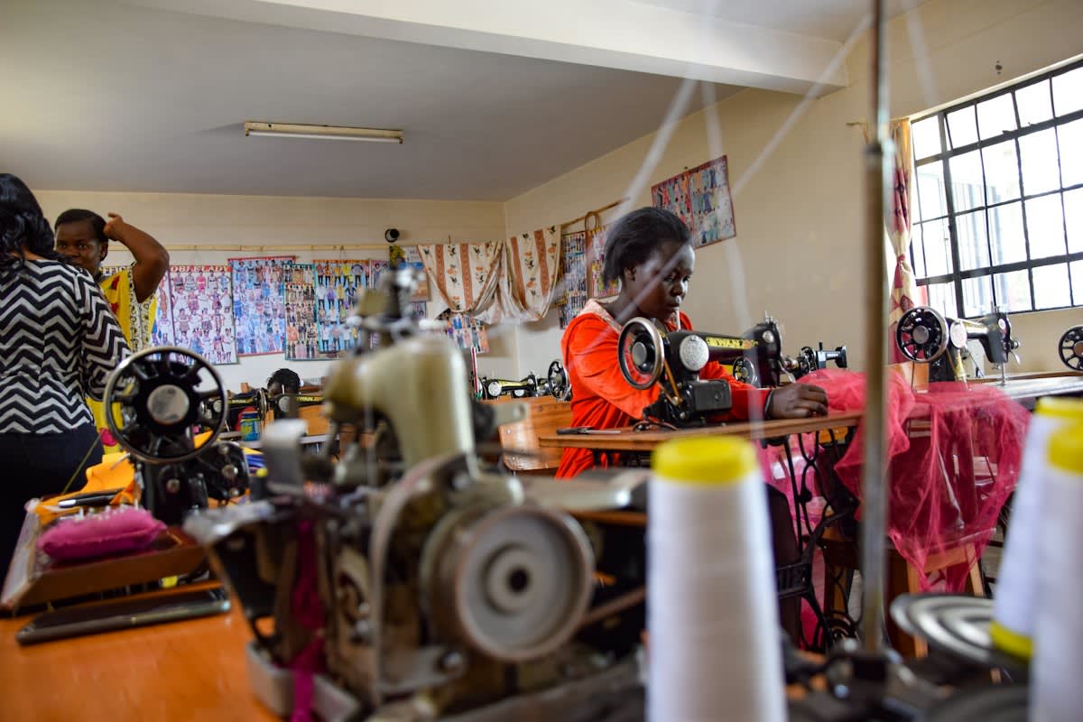 Nairobi industrial workshop with CNC machines and hand tools