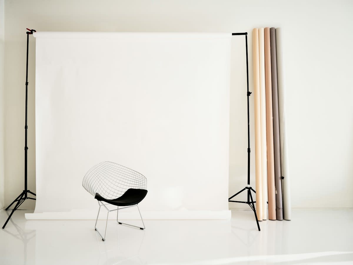 Empty design studio