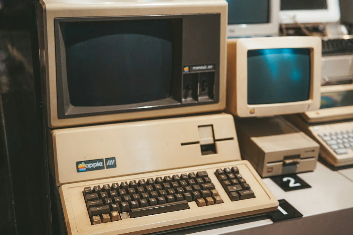 Old computer hardware and cables