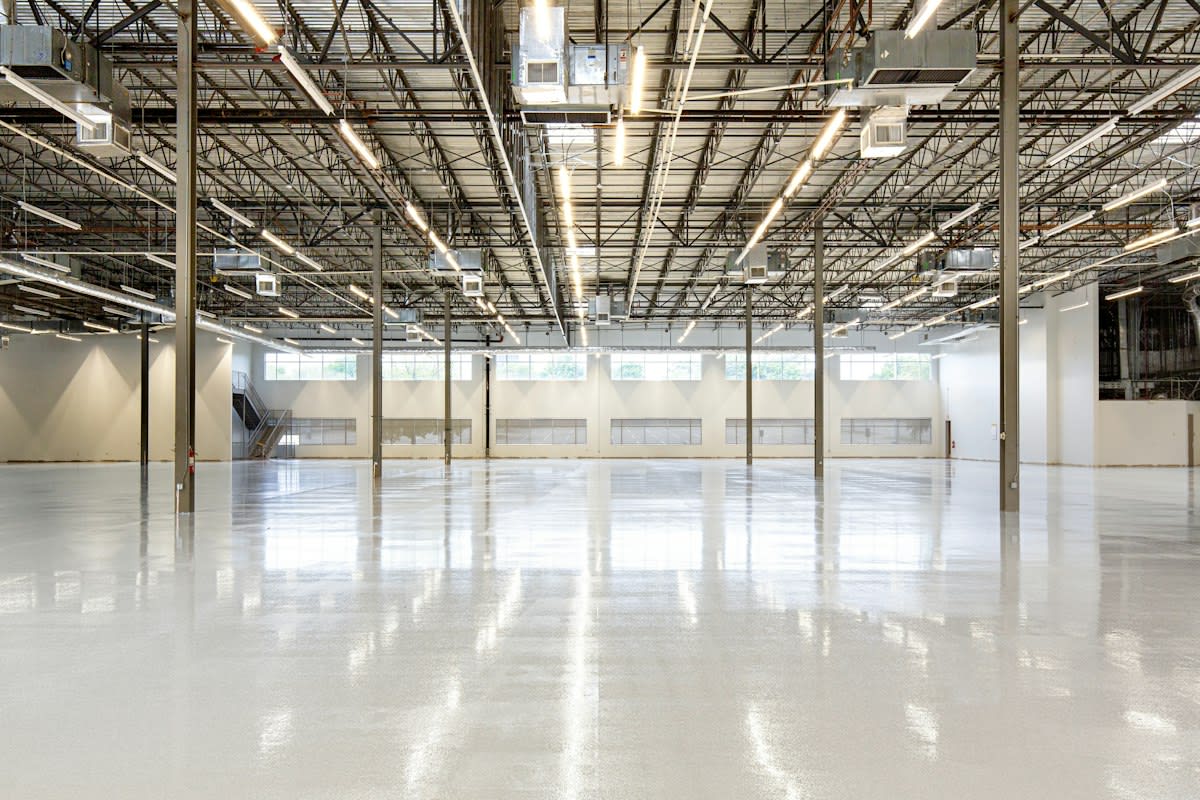 industrial warehouse interior