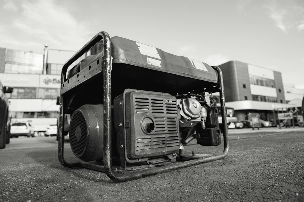 Industrial diesel generator