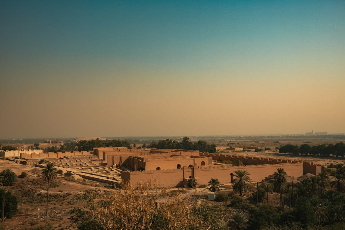Desert landscape of Iraq