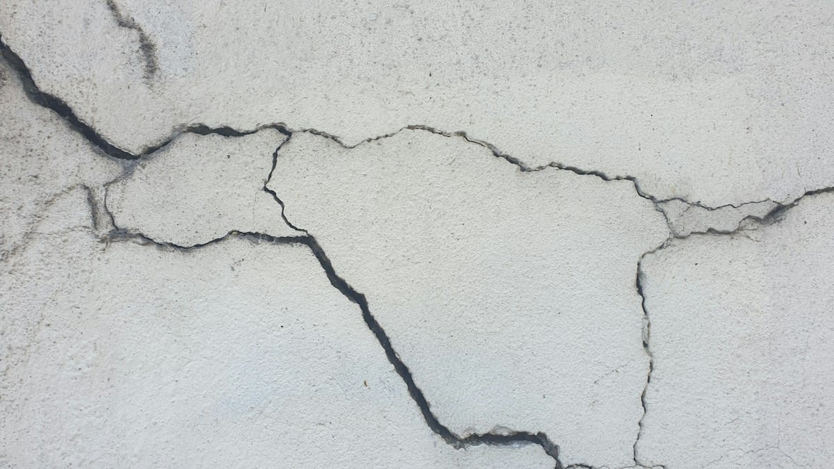 cracked concrete urban environment