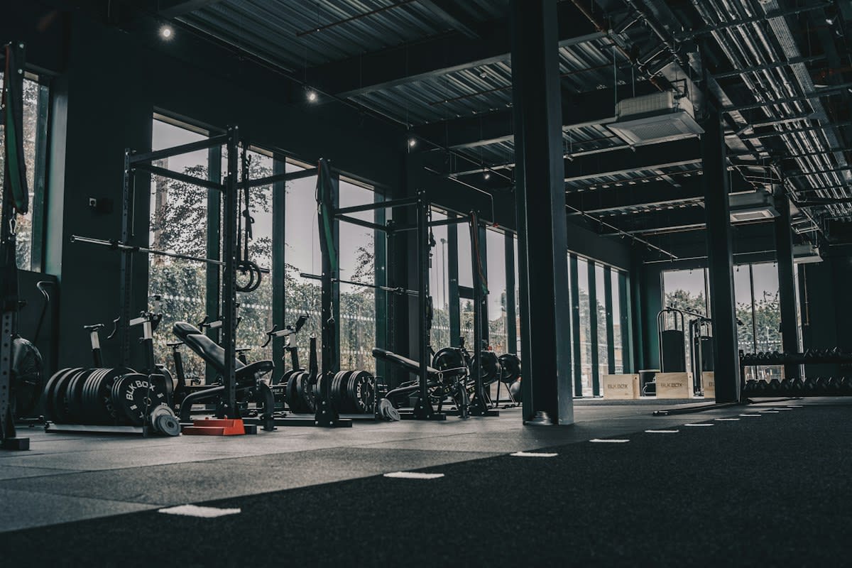 Medical recovery equipment in a gym