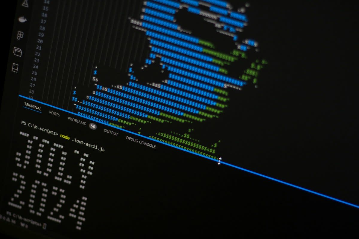 Close up of a spectrogram on a screen