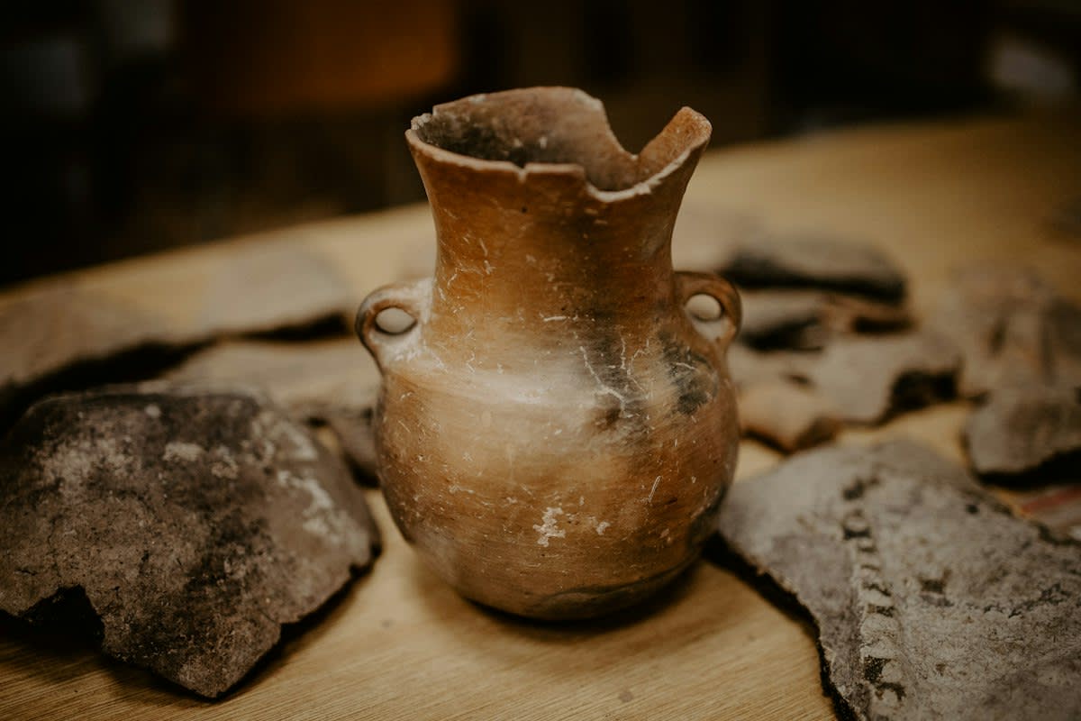 Ancient Roman wine vessel
