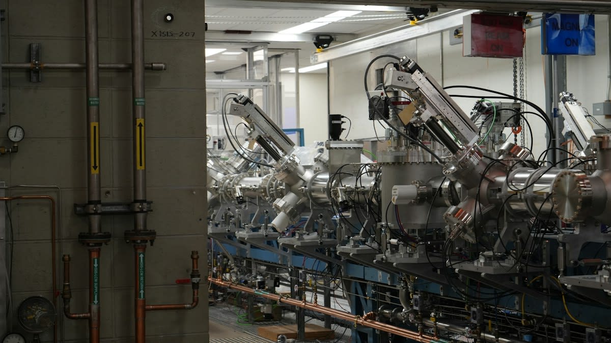 Industrial piping in a high tech facility