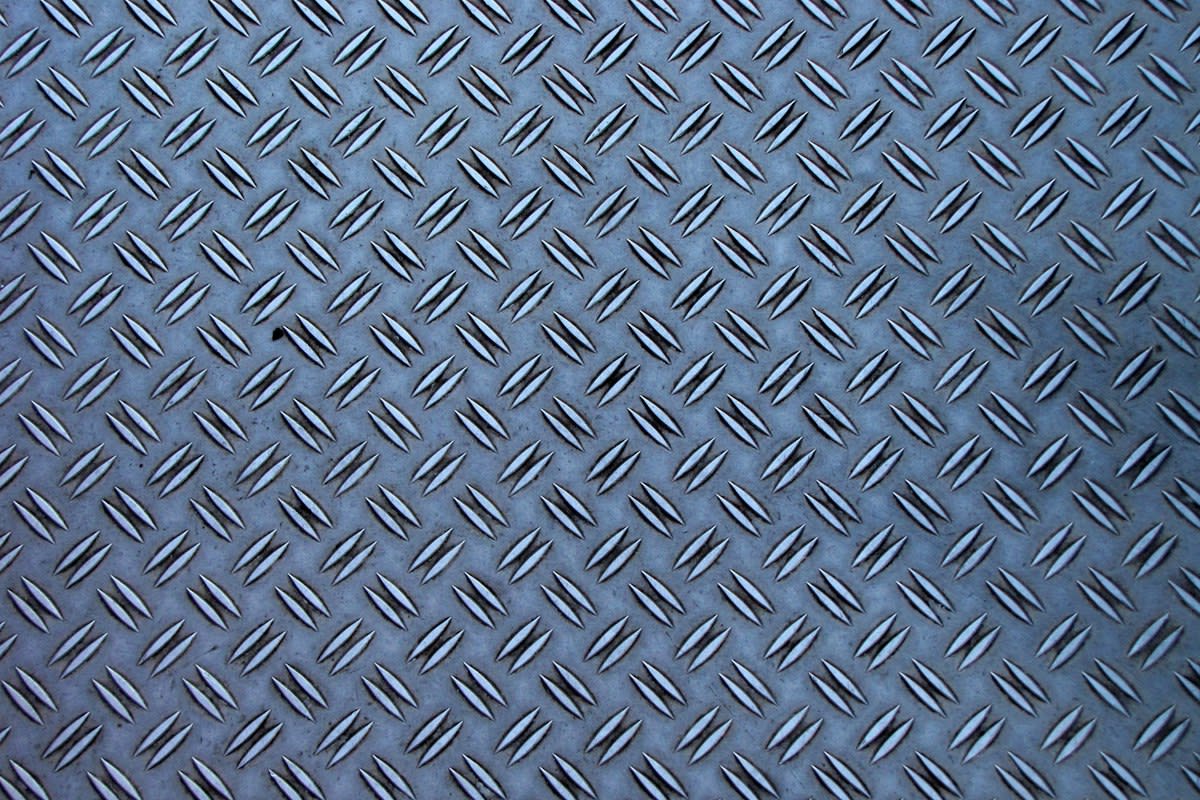 close up of welded metal texture
