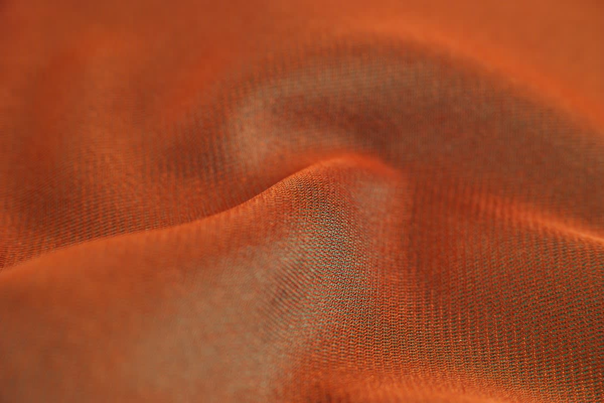 Close up of fabric fibers