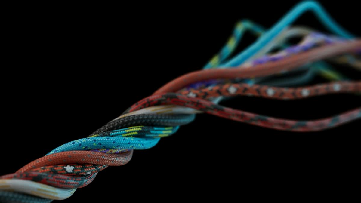 scorched polymer and broken cables