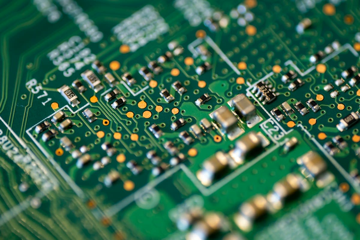 circuit board with oxidized copper