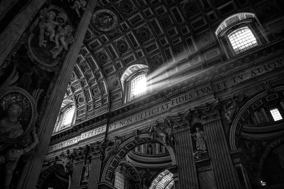 The Pantheon dome interior Rome