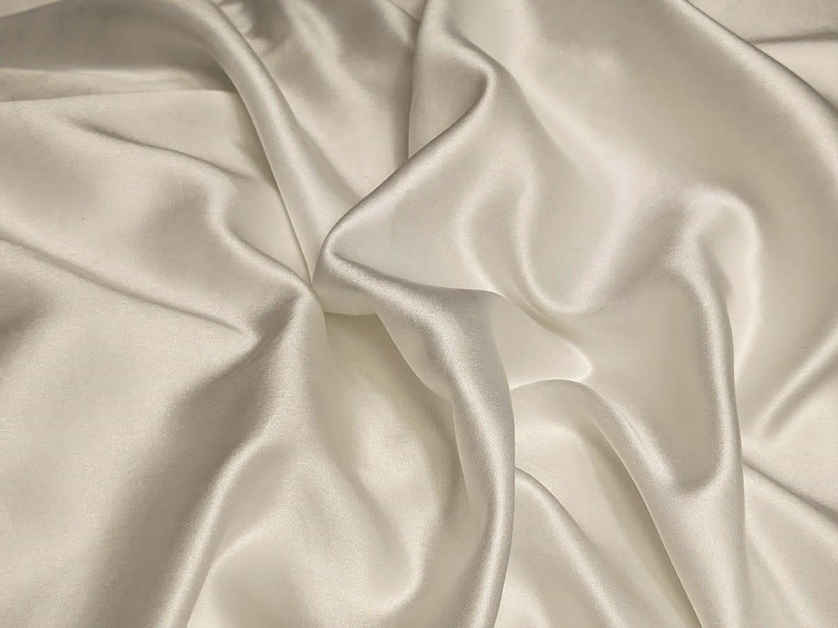 Hand-dyed silk fabric