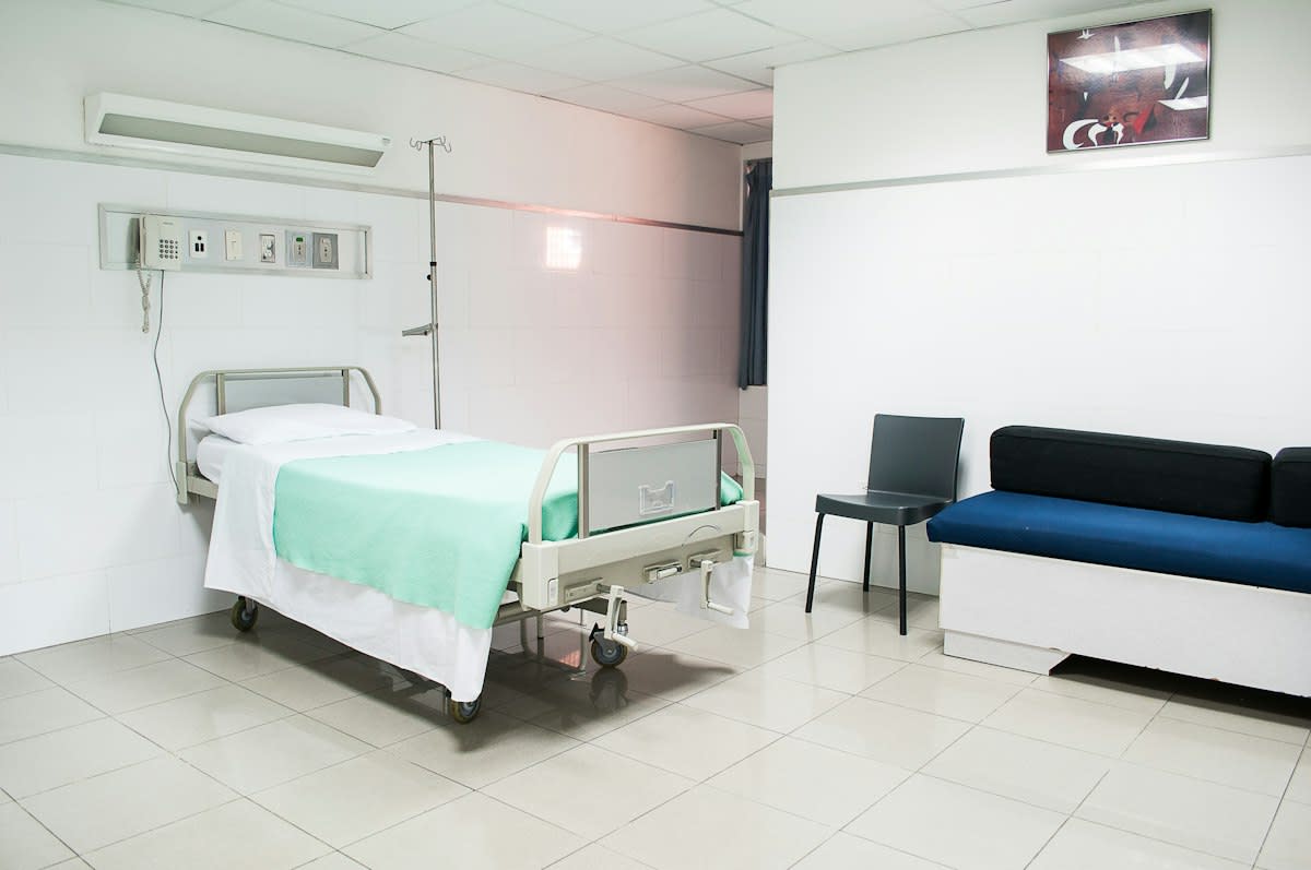 Clinical setting with medical equipment