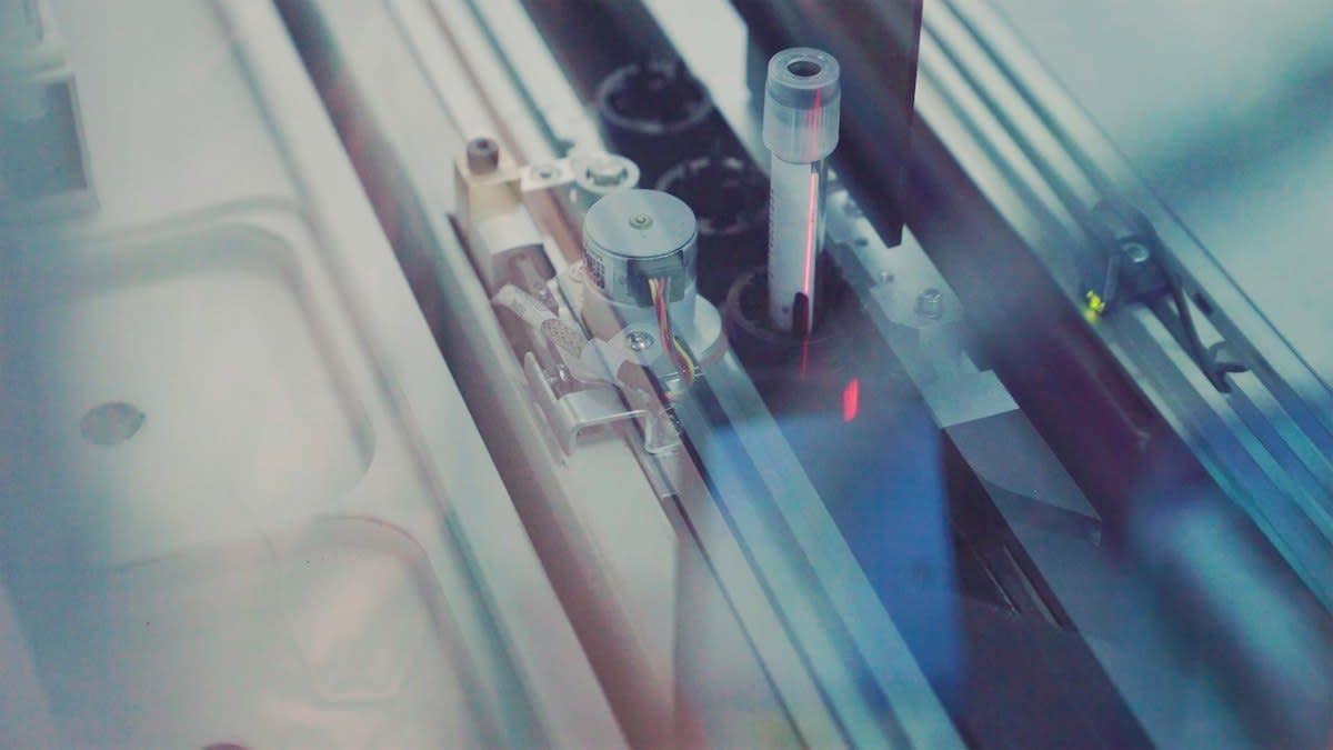 Laboratory research and vials