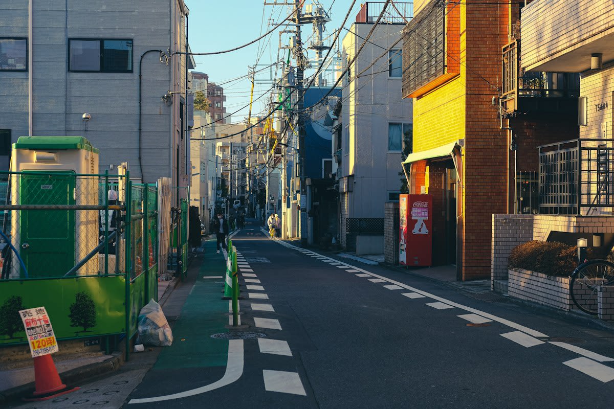 Empty Tokyo street