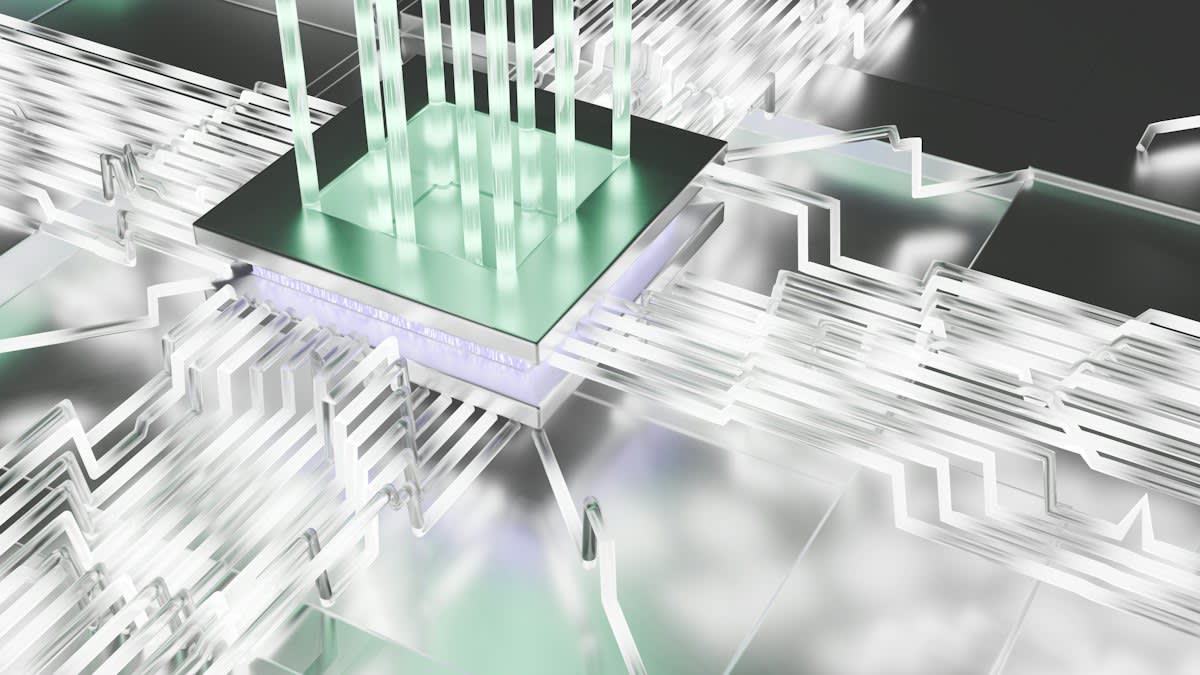 Neuromorphic chip architecture diagram
